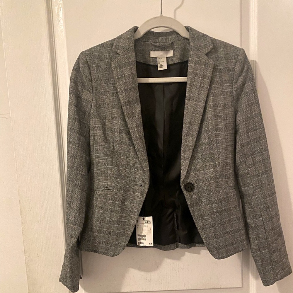 H&M plaid Blazer
